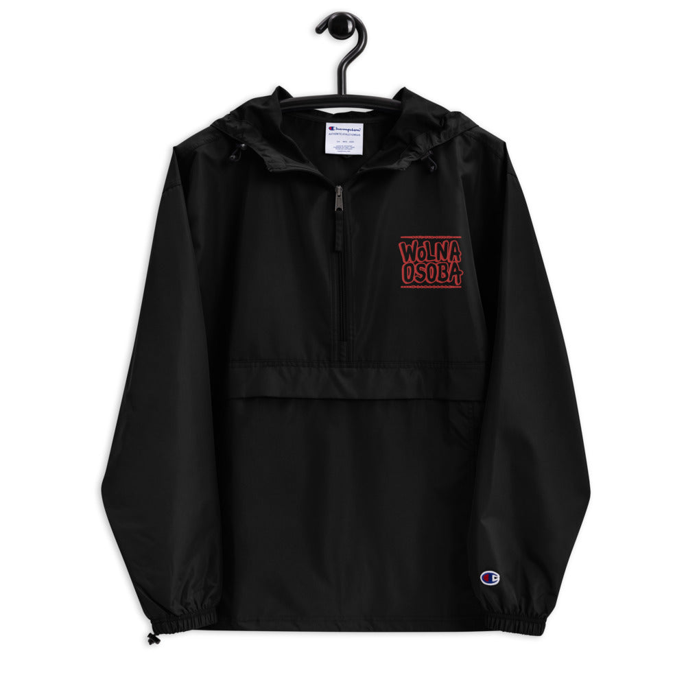 Embroidered Champion Packable Jacket – WOLNA OSOBA